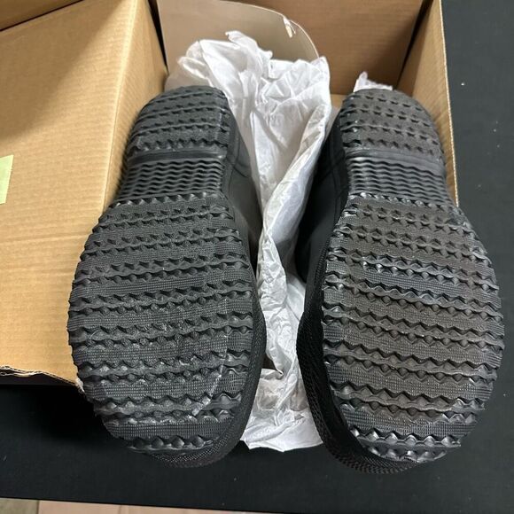 New Bogs Rubber Overshoe Zip CT Safety Toe Black 14 - Picture 5 of 6